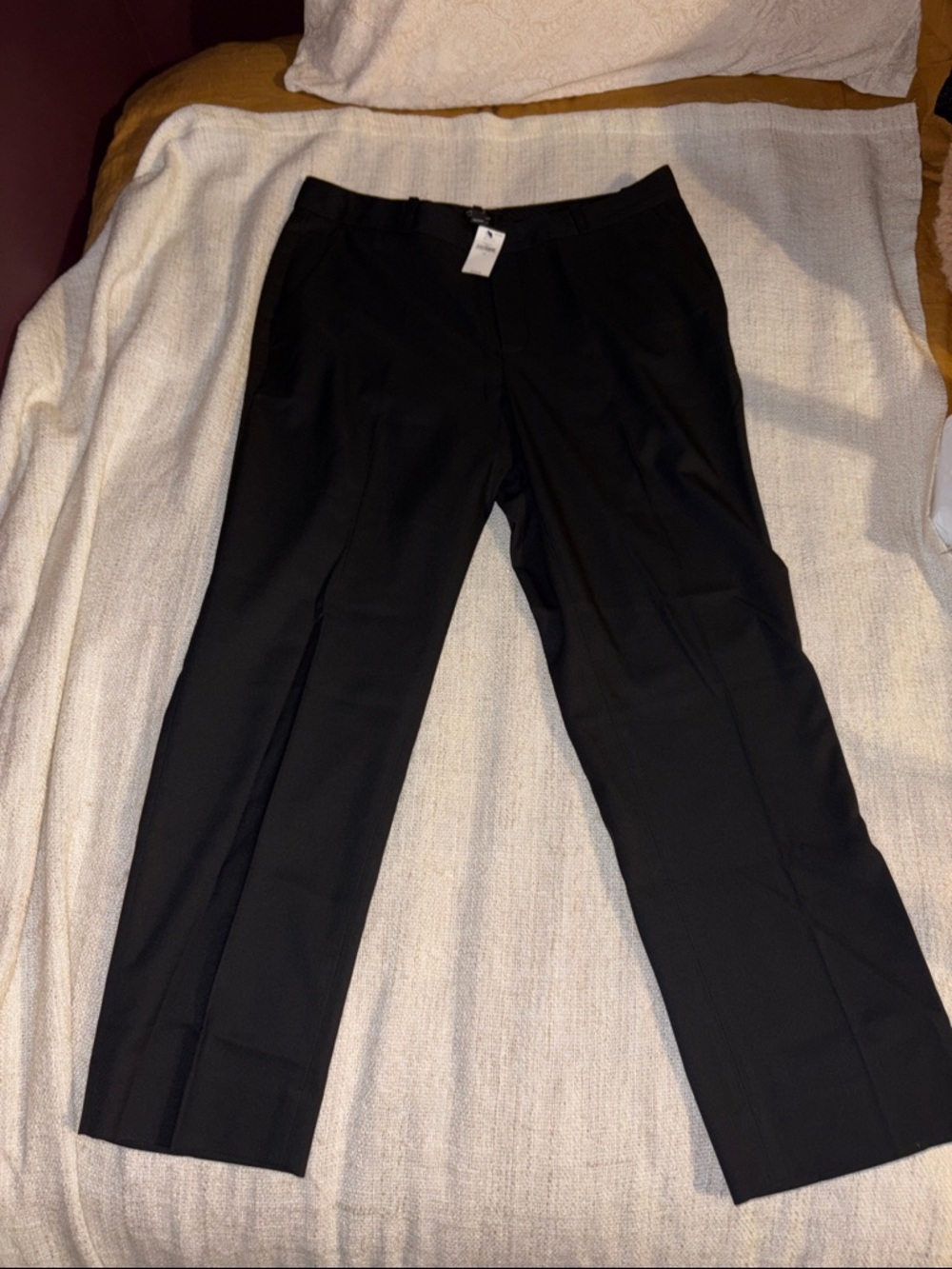 Banana Republic Black Cropped Straight-Leg “Curvy Ryan” style Women's Pants